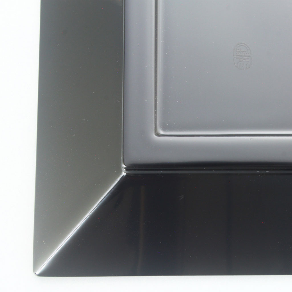 Yohoubon black square plate
