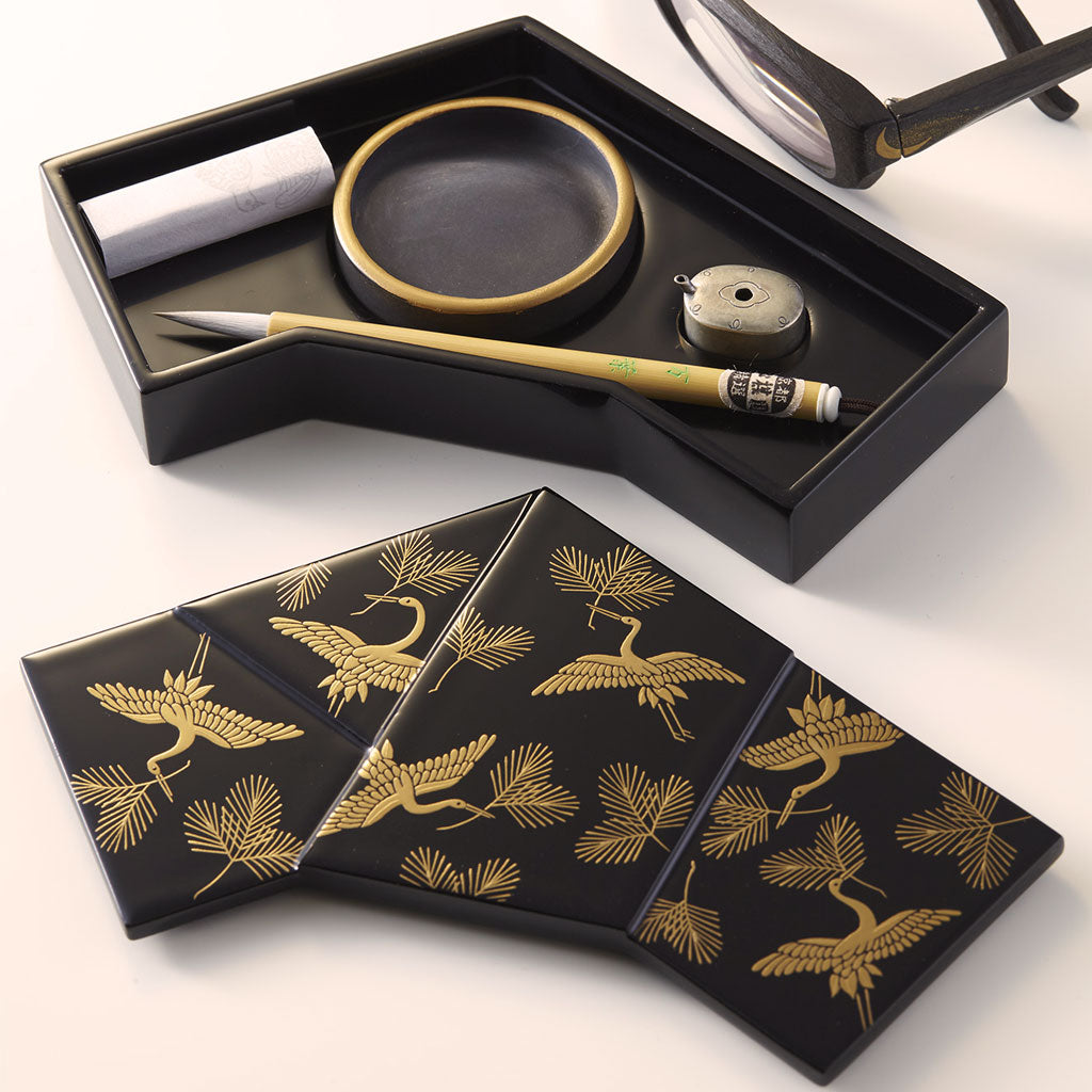 Matsukuizuru calligraphy set
