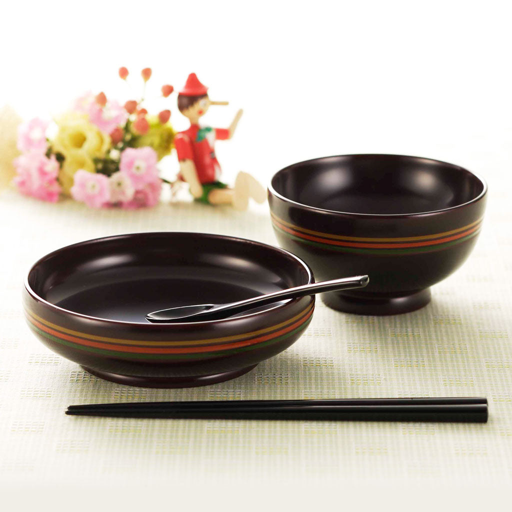 Okosama Zoroe bowl set(2 colors)
