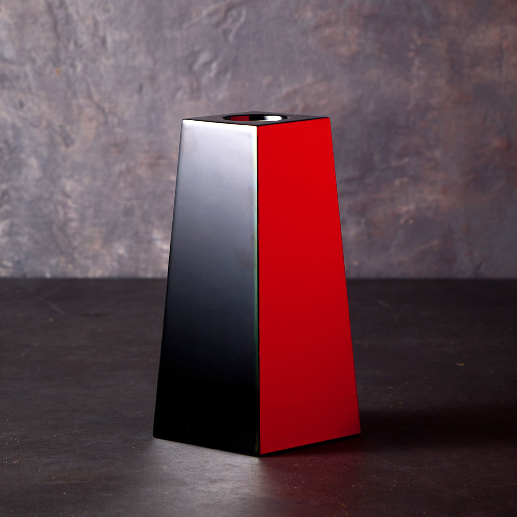 Black & Red flower vase (2 sizes)