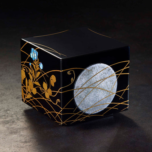 Akikusa-ni-Tsuki two-tiered small jewelry box