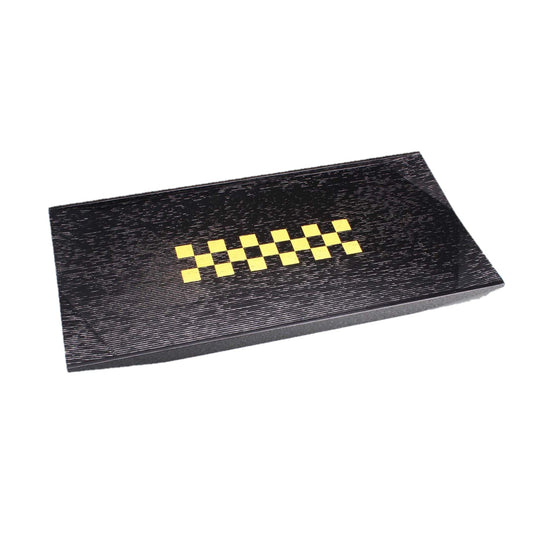 Gold Ichimatsu Guest Plate