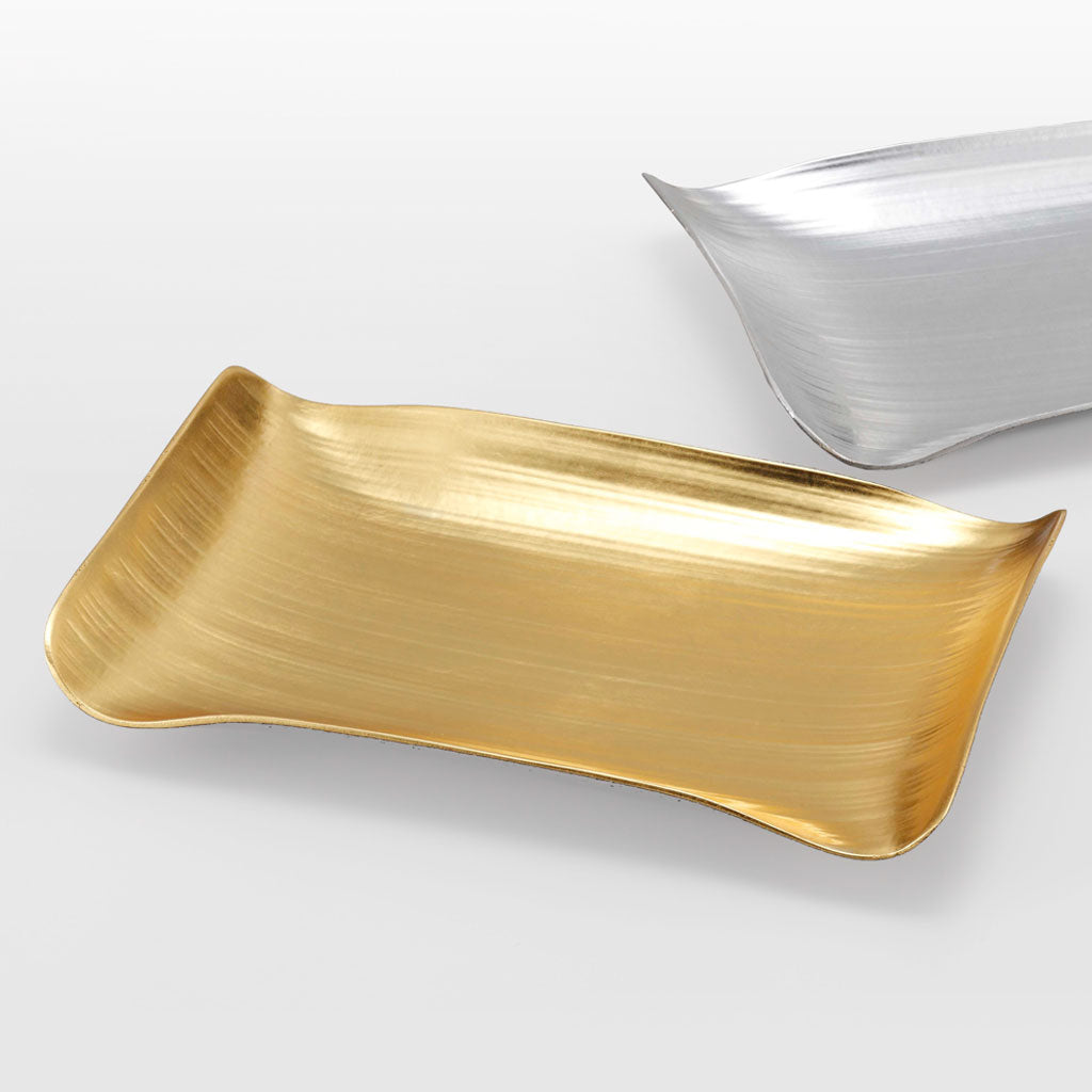 Zuiun Gold bamboo plate