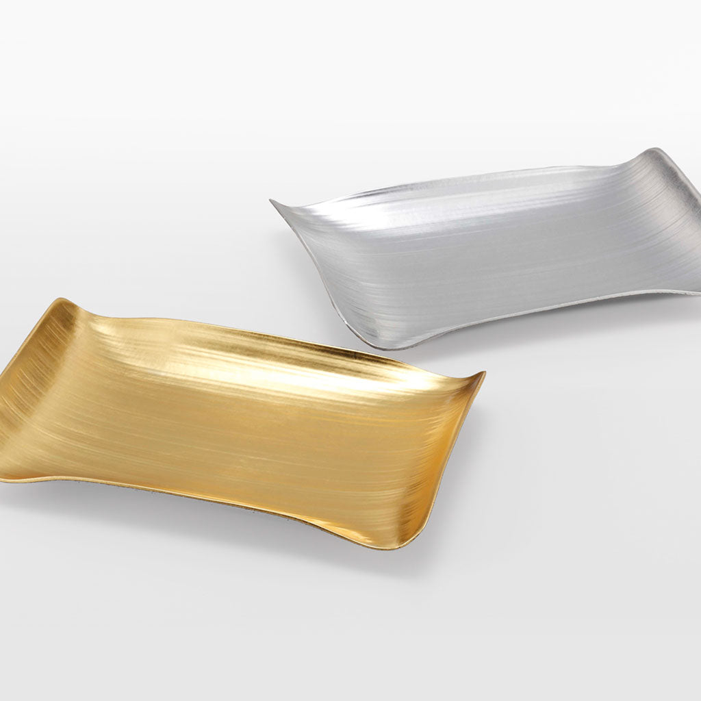 Zuiun Gold bamboo plate