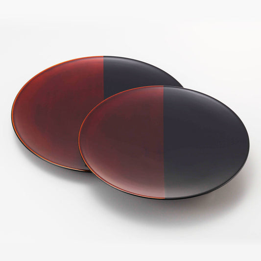 Katamigawari Byakudan plate (2 sizes)