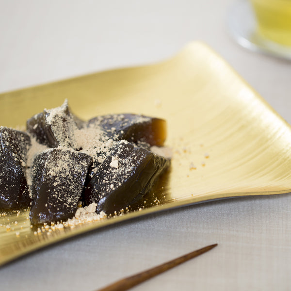 Zuiun Gold bamboo plate