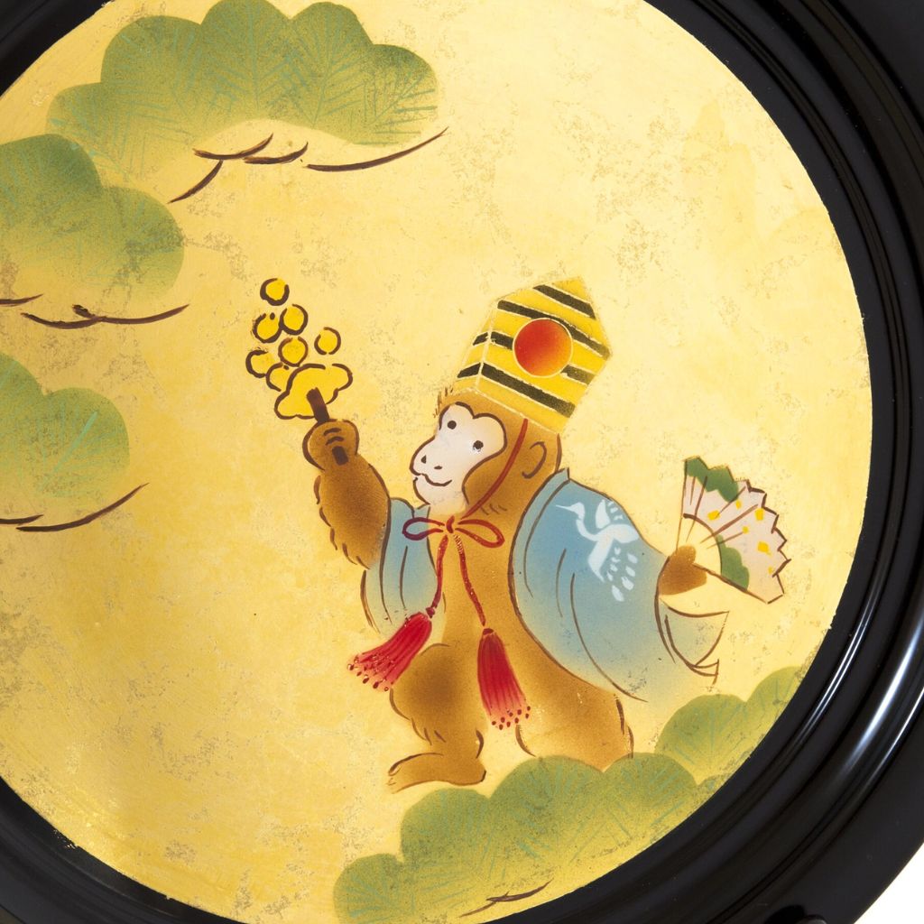 Sanbaso decorative plate & stand