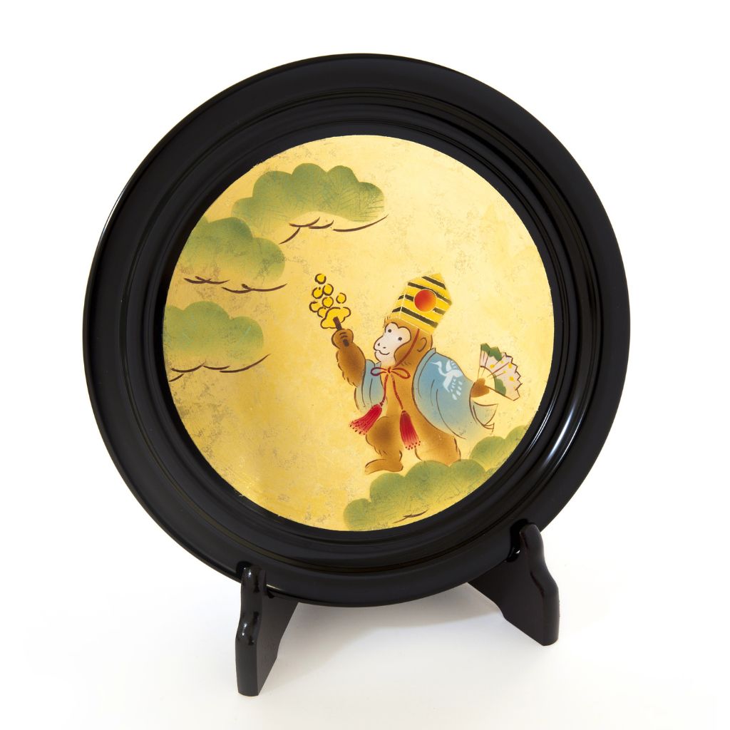 Sanbaso decorative plate & stand