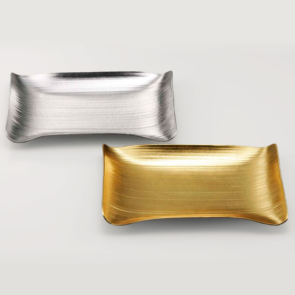 Zuiun Silver bamboo plate