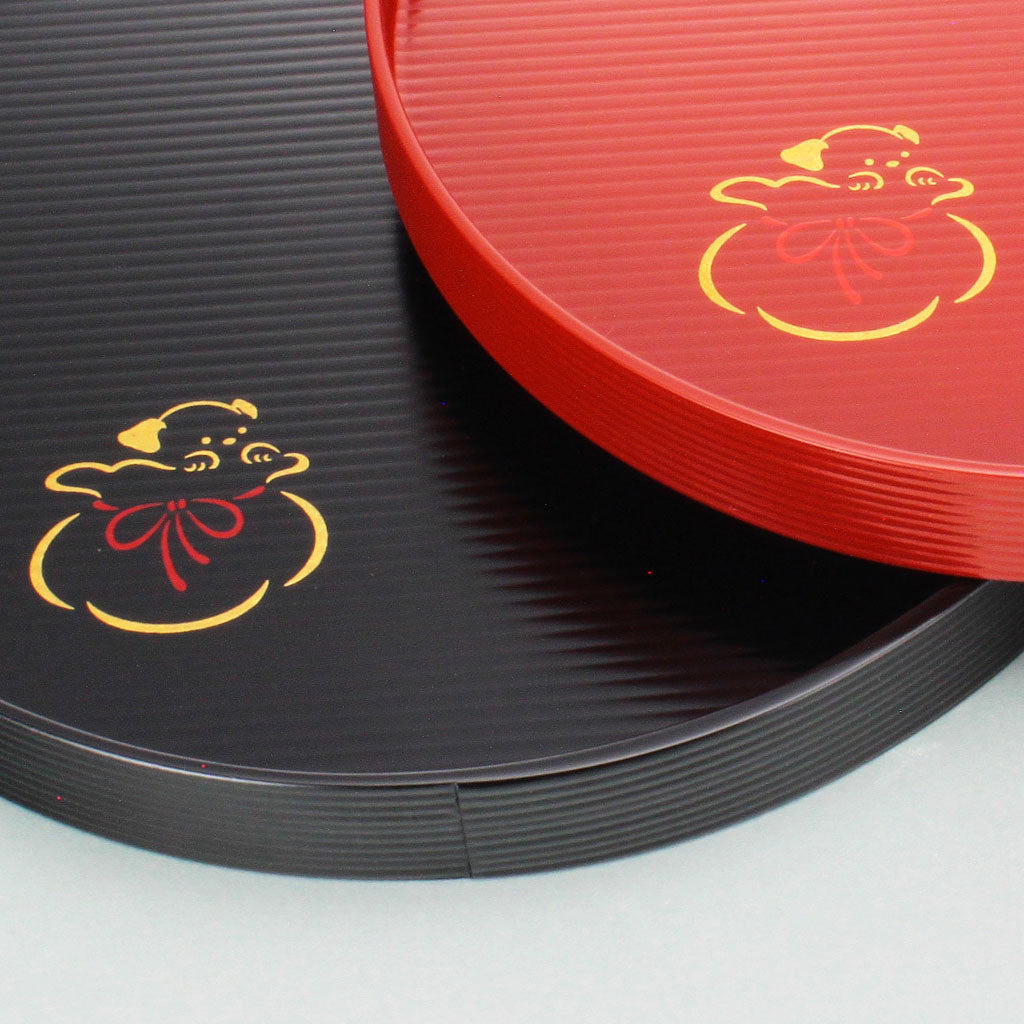 Dog round tray (2 colors)