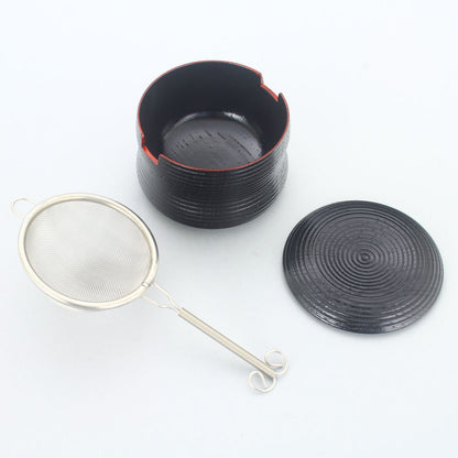 Gourd-shaped tea strainer set