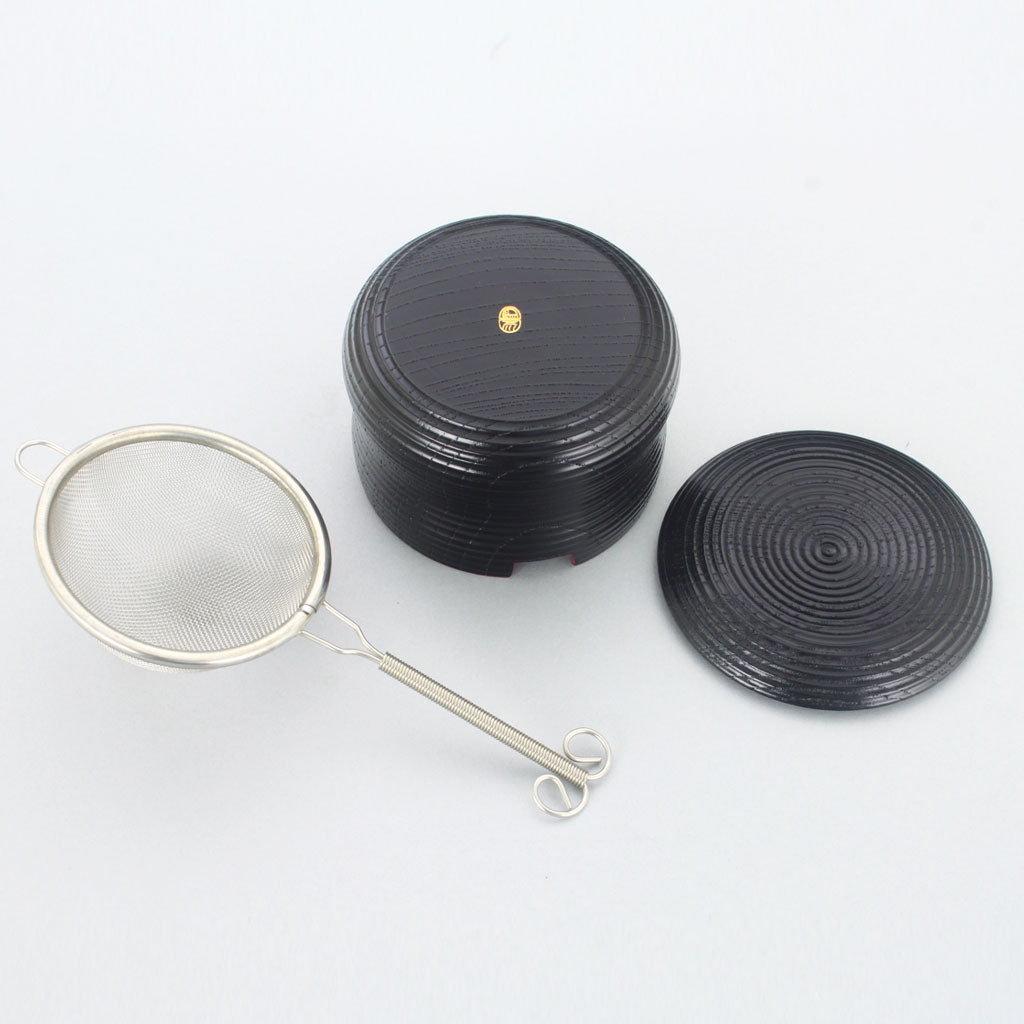 Gourd-shaped tea strainer set