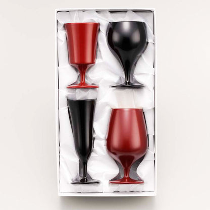 Shiki cold sake cup set [4pc]