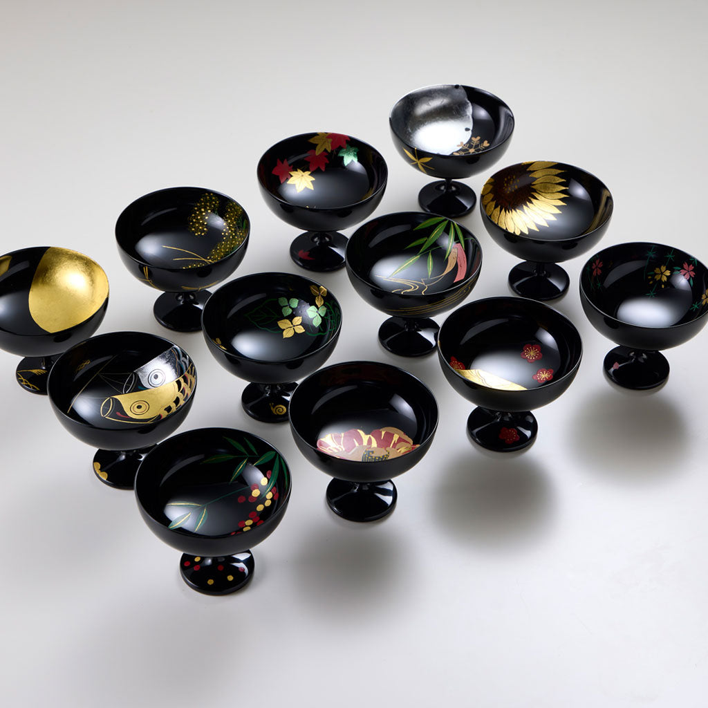 12 months cold sake cup full set [12pc]