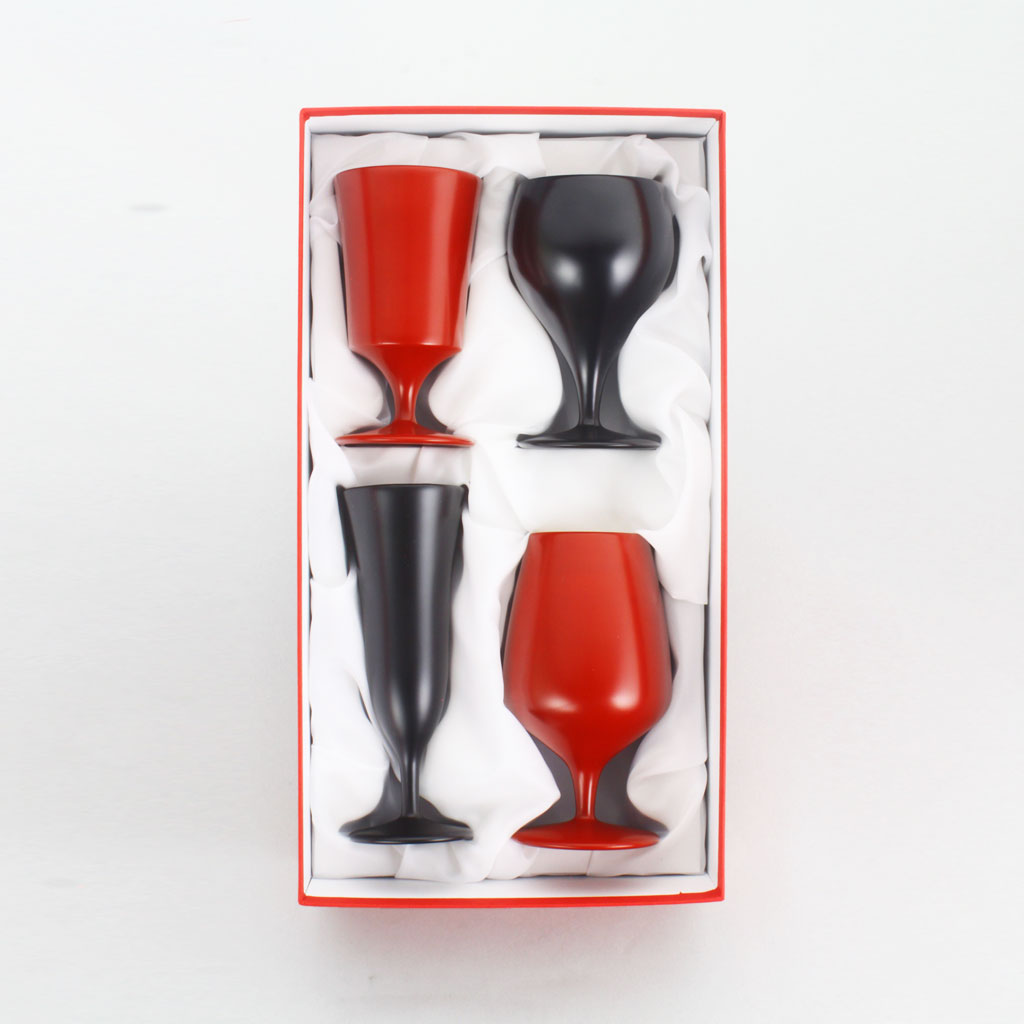 Shiki cold sake cup set [4pc]