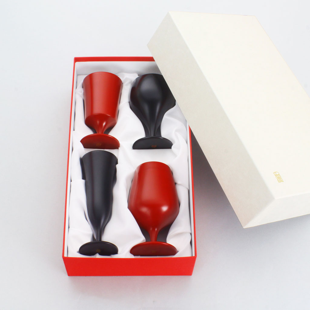 Shiki cold sake cup set [4pc]