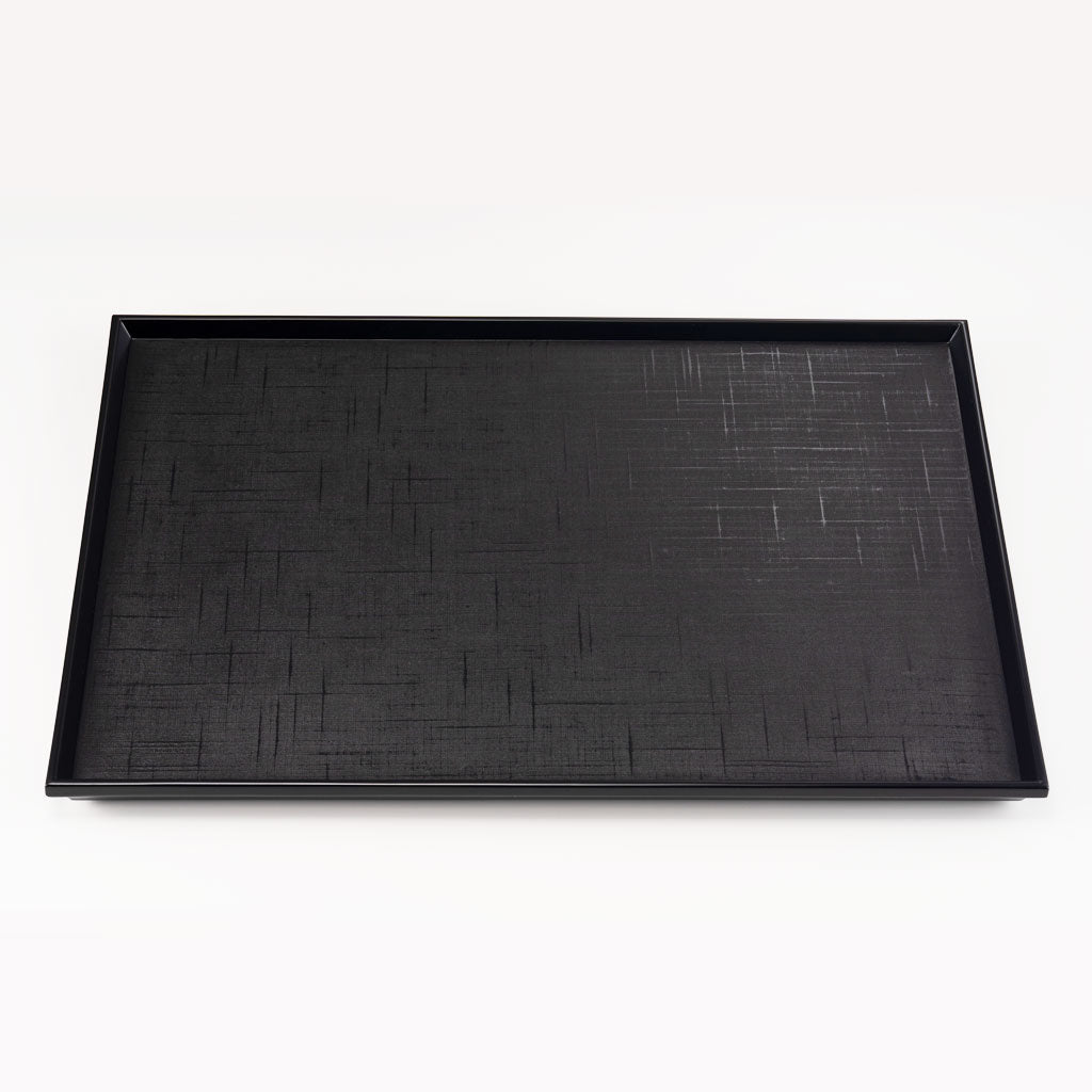 Nunozuri Nagatezen black tray