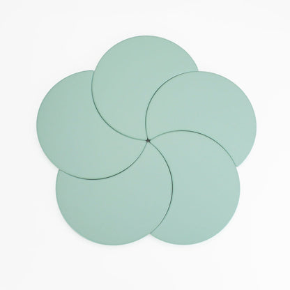 Hanayose plate set - Mint [5pc]