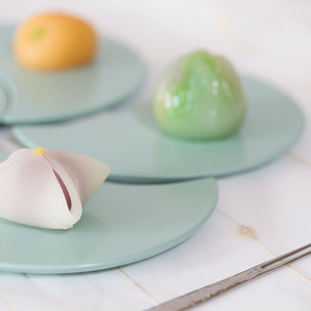 Hanayose plate set - Mint [5pc]