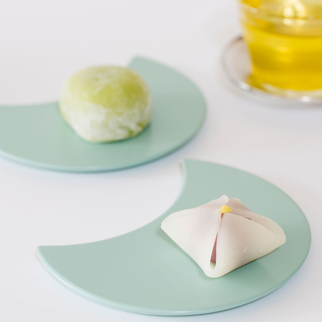 Hanayose plate set - Mint [5pc]