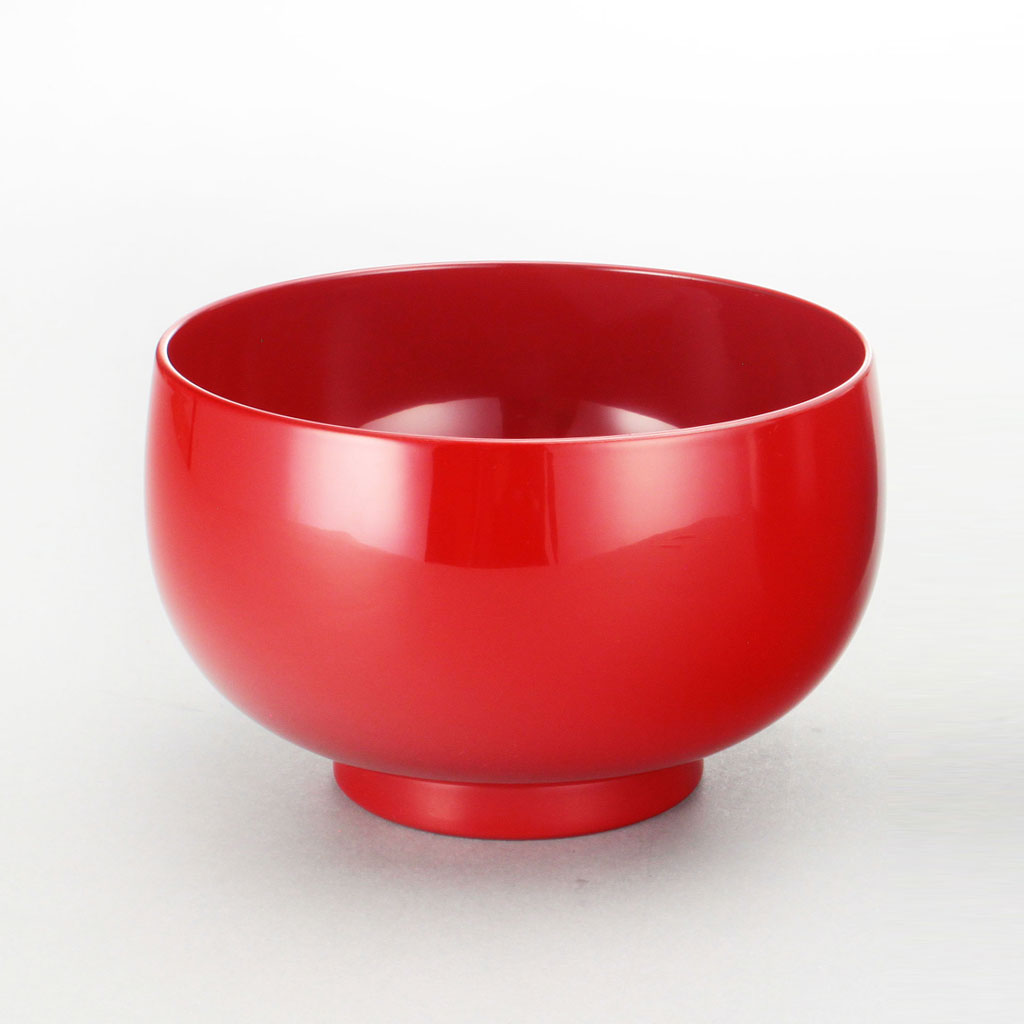 Black & Red Mutsumi soup bowl set [2pc]