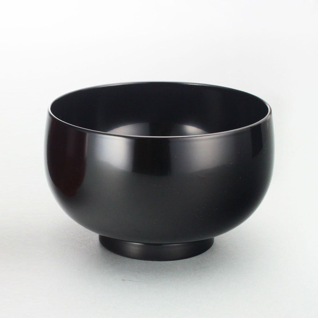 Black & Red Mutsumi soup bowl set [2pc]