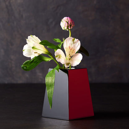 Black & Red flower vase (2 sizes)