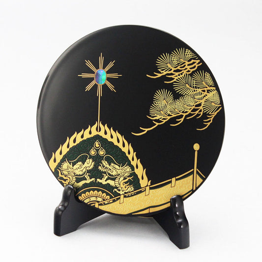 Bugaku small decorative plate & stand