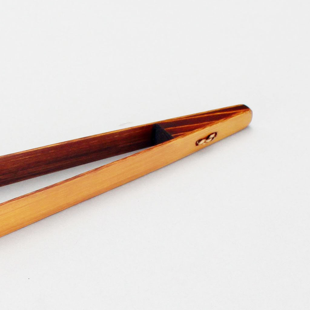 Lacquered bamboo tongs