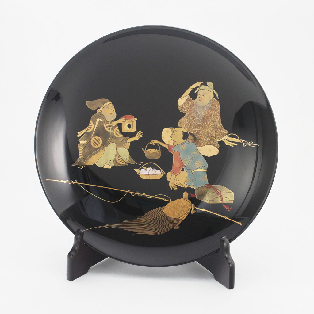 Sanro decorative plate & stand