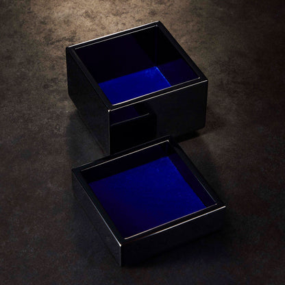 Akikusa-ni-Tsuki two-tiered small jewelry box