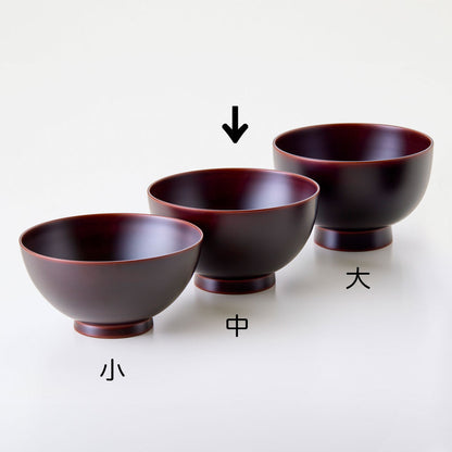 Tsuyakeshi soup bowl [Medium]  (2 colors)