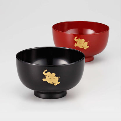 Elephant child soup bowl (2 colors)