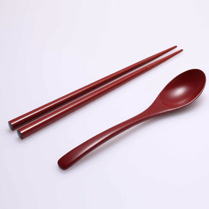 Red Chopsticks & Spoon set for Children