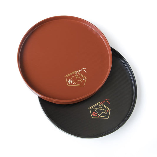 Rat round tray (2 colors)