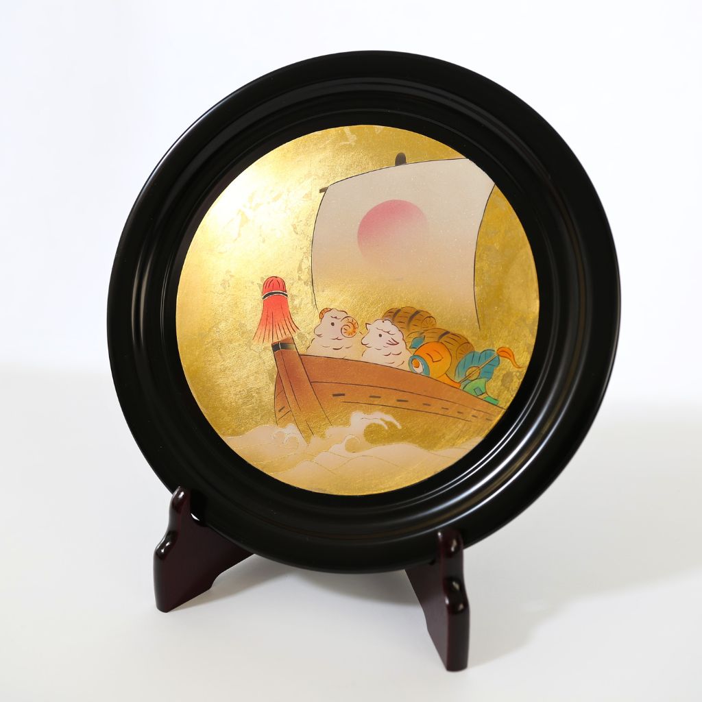 Zento-Yoyo decorative plate & stand