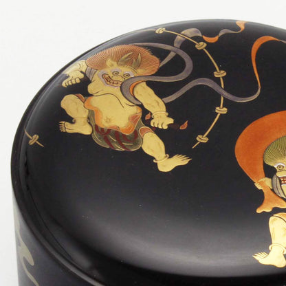 Fujin Raijin Round decoration box