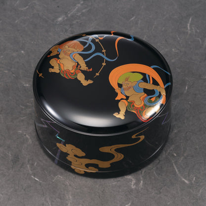 Fujin Raijin Round decoration box