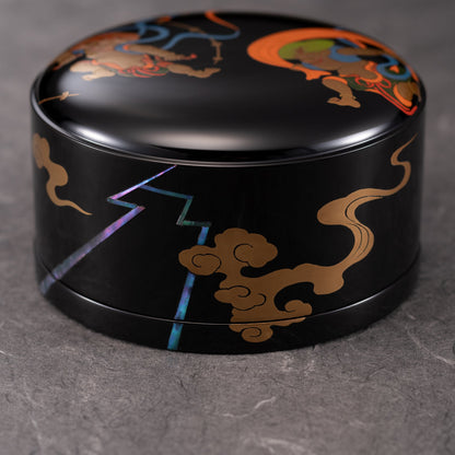 Fujin Raijin Round decoration box