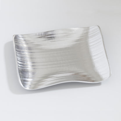 Silver bamboo small plate