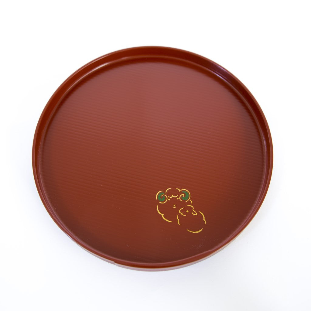 Sheep round tray (2 colors)