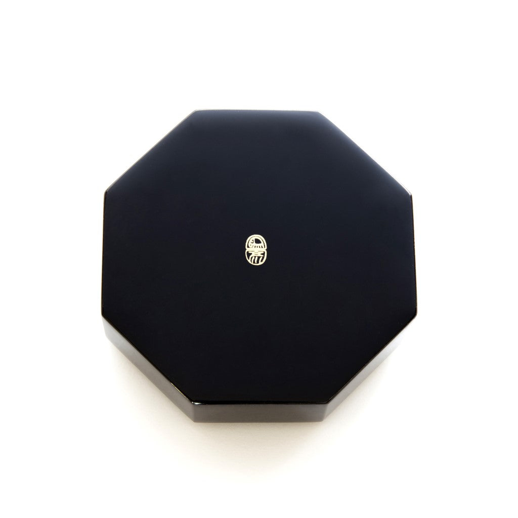 Elephant black octagonal box