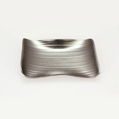 Silver bamboo small plate