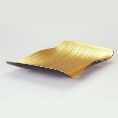Gold bamboo small plate
