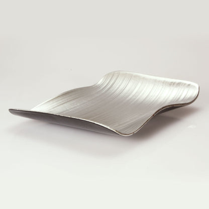 Silver bamboo small plate
