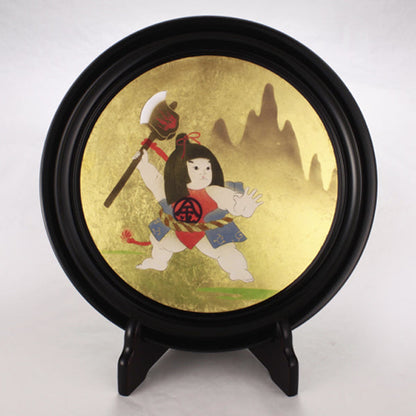 Kintaro decorative plate & stand