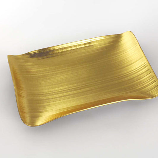 Zuiun Gold bamboo plate