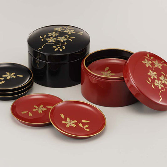 Sakura plate & box set (2 colors)