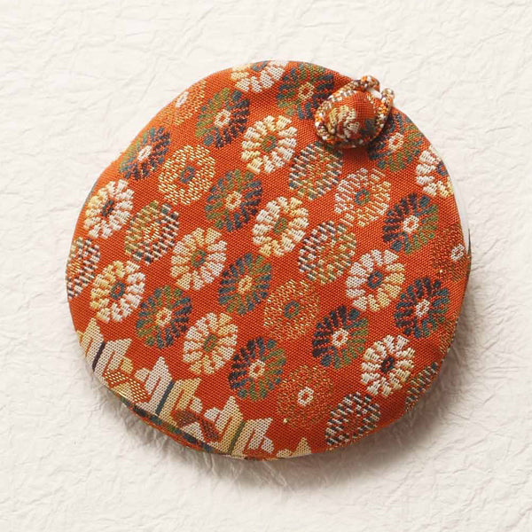 Ichigo Nishiki round bag for hand mirror